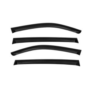 Mazda CX-9 Wind Deflector - Omac - Acrylic 4 Pcs - Black - 2016-2023